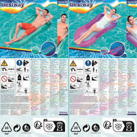 Bestway Lettino Gonfiabile da Piscina Aqua Lounge 92112