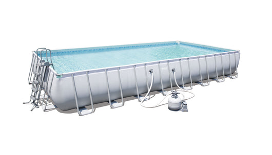 Piscina fuoriterra 956x488x132cm con struttura e pompa a sabbia Bestway 56623