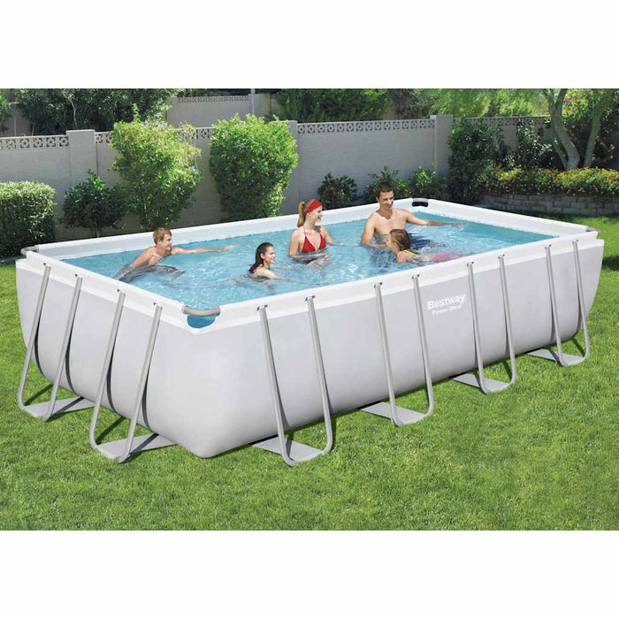 Bestway Power Steel Set Piscina Rettangolare 549x274x122 cm 92119