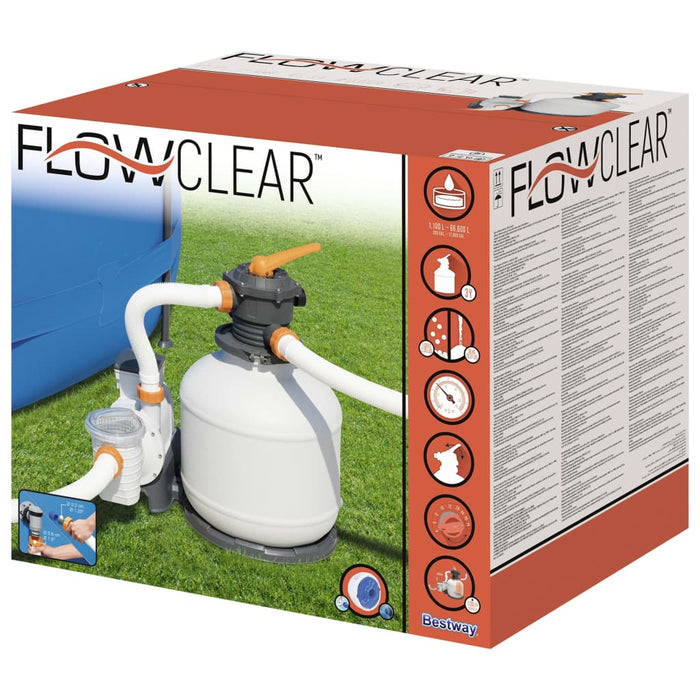 Bestway Pompa con Filtro a Sabbia Flowclear 11355 L/h 92932
