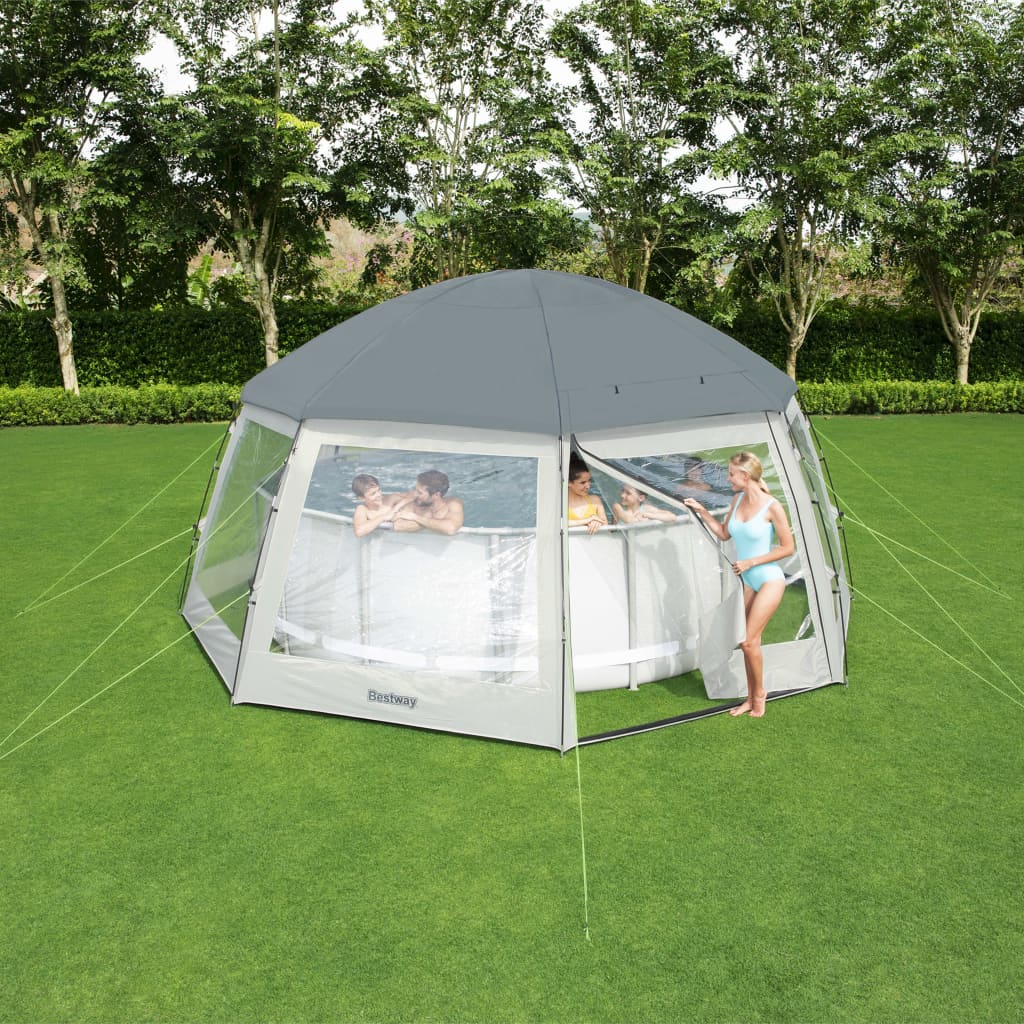 Bestway Cupola per Piscina 600x600x295 cm 92091
