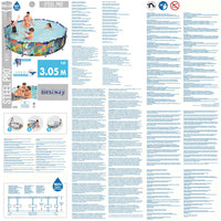 Bestway Piscina con Telaio Steel Pro 305x66 cm 92064