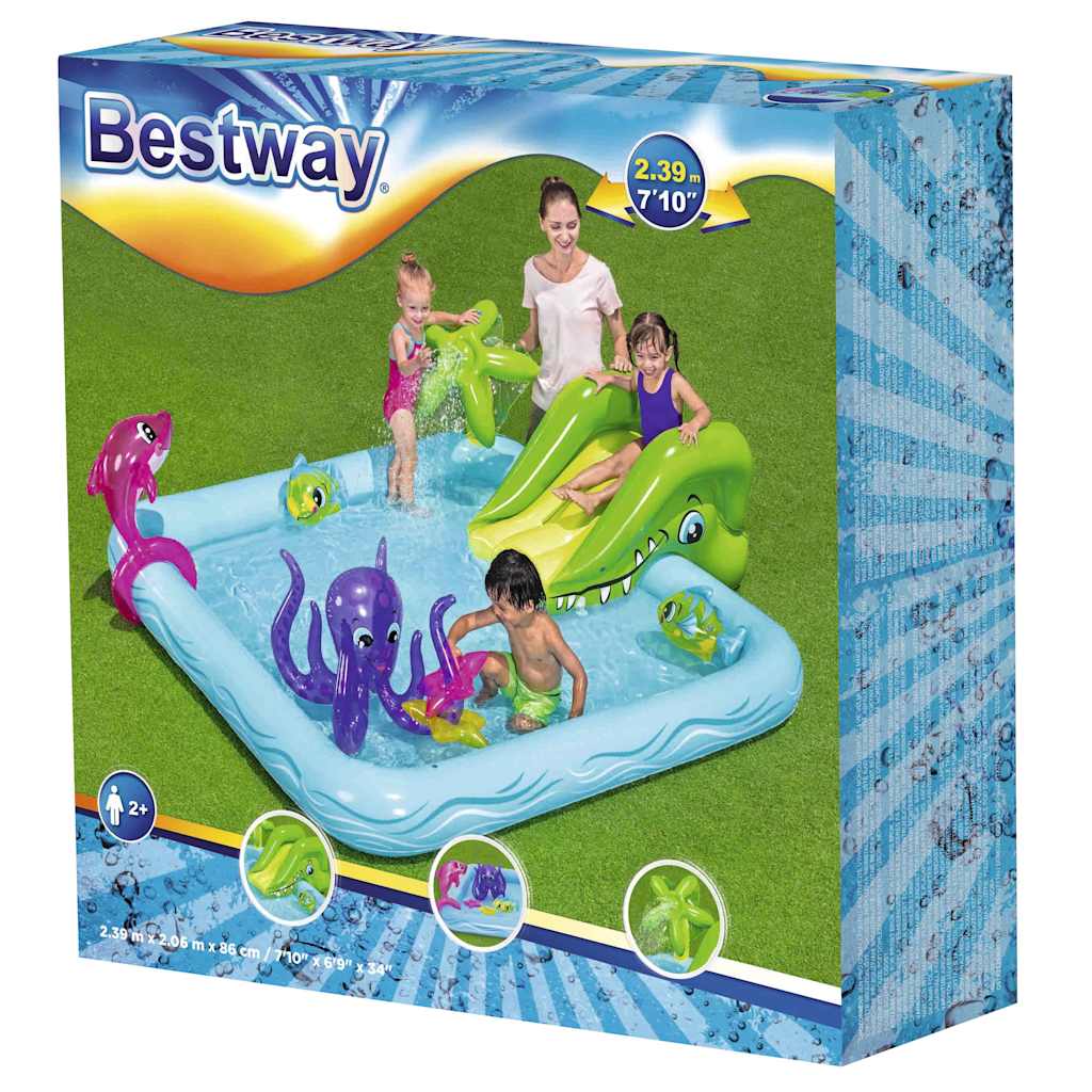 Bestway Centro Giochi Gonfiabile Aquario Fantastico 239x206x86 cm 92905