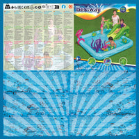 Bestway Centro Giochi Gonfiabile Aquario Fantastico 239x206x86 cm 92905