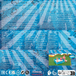 Bestway Piscina My First Frame Pool 122x122x30,5 cm 92868