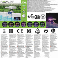 Bestway Cascata Rilassante con LED Flowclear 92876