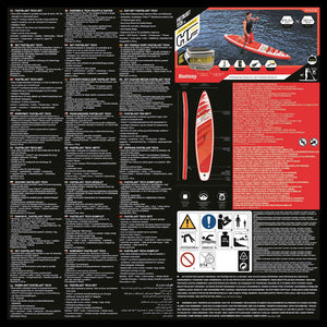 Bestway Set da SUP Gonfiabile Hydro-Force Fastblast Tech 381x76x15 cm 93117