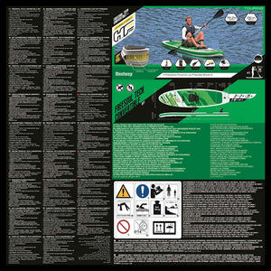 Bestway Tavola da SUP Gonfiabile Hydro-Force Freesoul Tech 340x89x15cm 93115