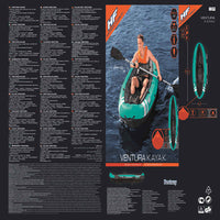 Bestway Kayak Gonfiabile Hydro-Force Ventura 280x86 cm 92901