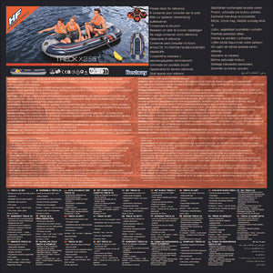 Bestway Hydro-Force Treck x2 Set Gommone Gonfiabile 255x127 cm 93118