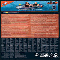 Bestway Gommone Gonfiabile Hydro-Force con Pompa e Remi Blu 93311