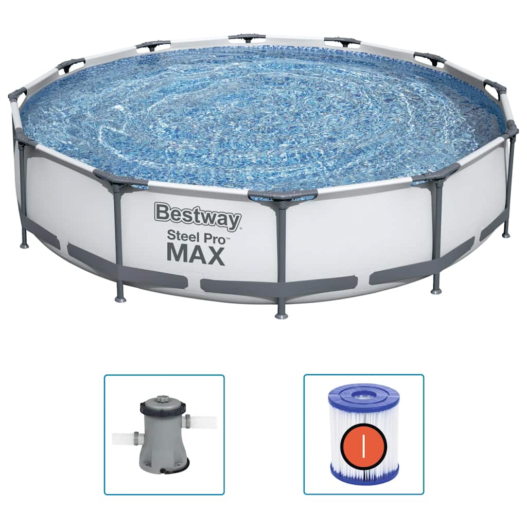 Bestway Set Piscina Steel Pro MAX 366x76 cm cod mxl 5629