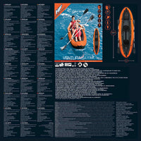 Bestway Kayak Gonfiabile Hydro-Force Ventura X2 330x86 cm 92919