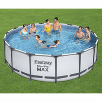 Bestway Set Piscina Fuori Terra Steel Pro MAX Rotonda 457x122 cm 92815