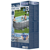 Bestway Piscina Fuori Terra Ovale Power Steel 305x200x84 cm 92857