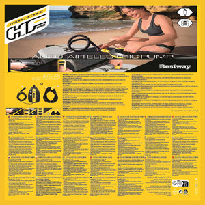 Bestway Pompa d'Aria Elettrica Hydro-Force 12V 92896