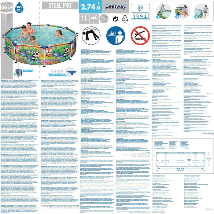 Bestway Piscina Steel Pro MAX 274x66 cm 92852