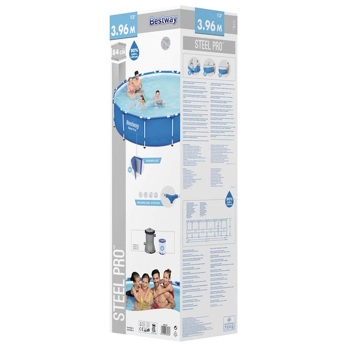 Bestway Steel Pro Telaio Piscina 396x84 cm