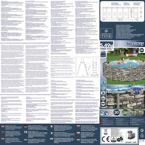 Bestway Piscina Power Steel 549x132 cm 92854