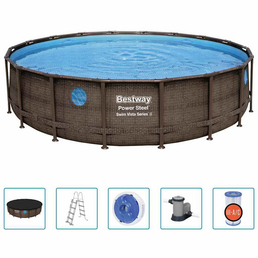 Bestway Set Piscina Power Steel 549x122 cm 92862