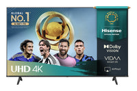 Hisense smart tv uhd 4k 55 vidaa 8 black - 55a6q