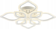 Lampada da soffitto LED foglie 8 luci bianca Vargo