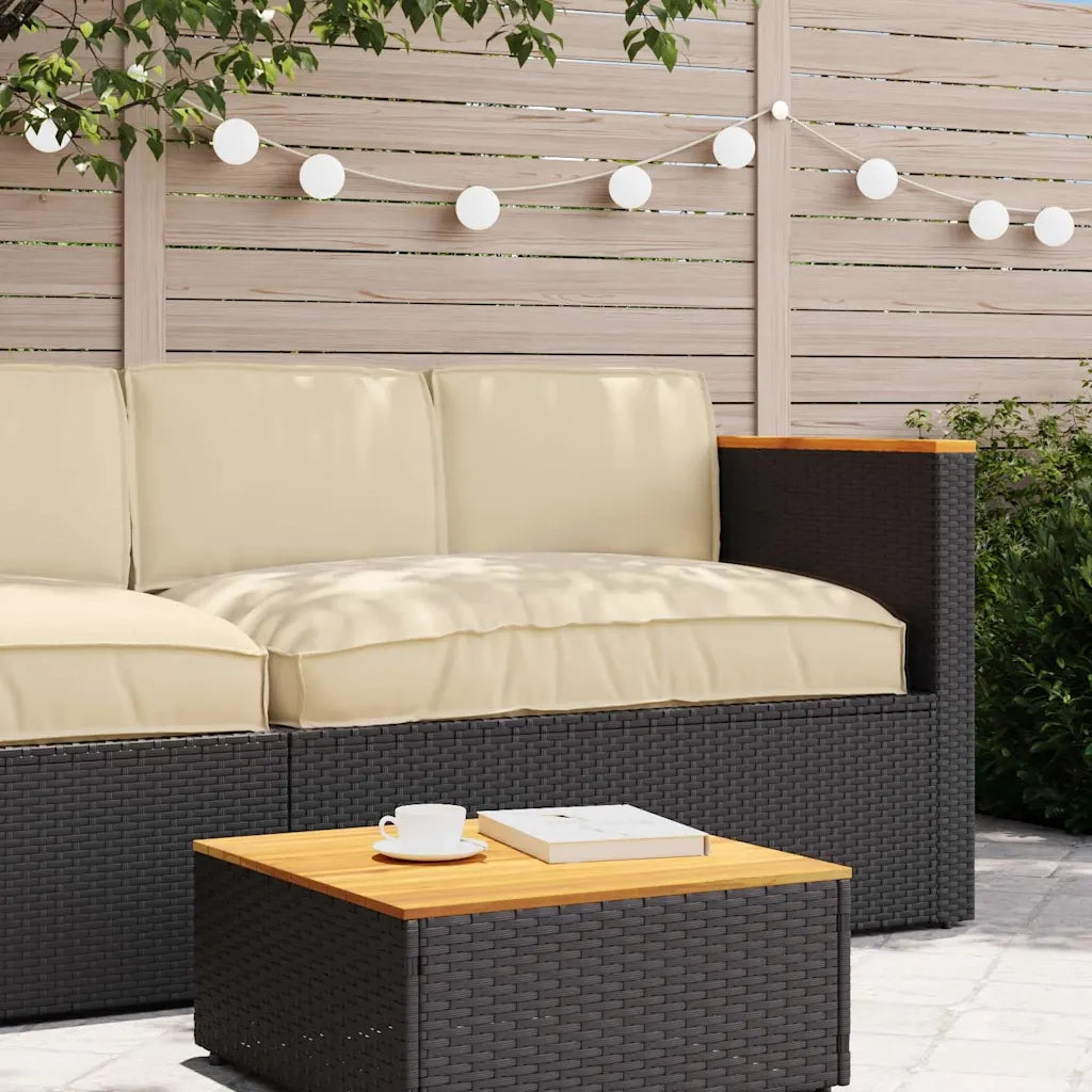 vidaXL Set di Cuscini per Pallet 3 pcs Beige 120 x 80 x 12 cm