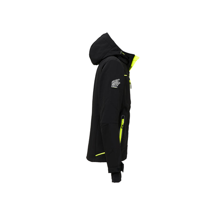 U-Power GIACCA SOFTSHELL SPACE Col. Nero/Giallo  Mis. L