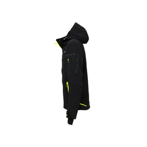 U-Power GIACCA SOFTSHELL SPACE Col. Nero/Giallo  Mis. L