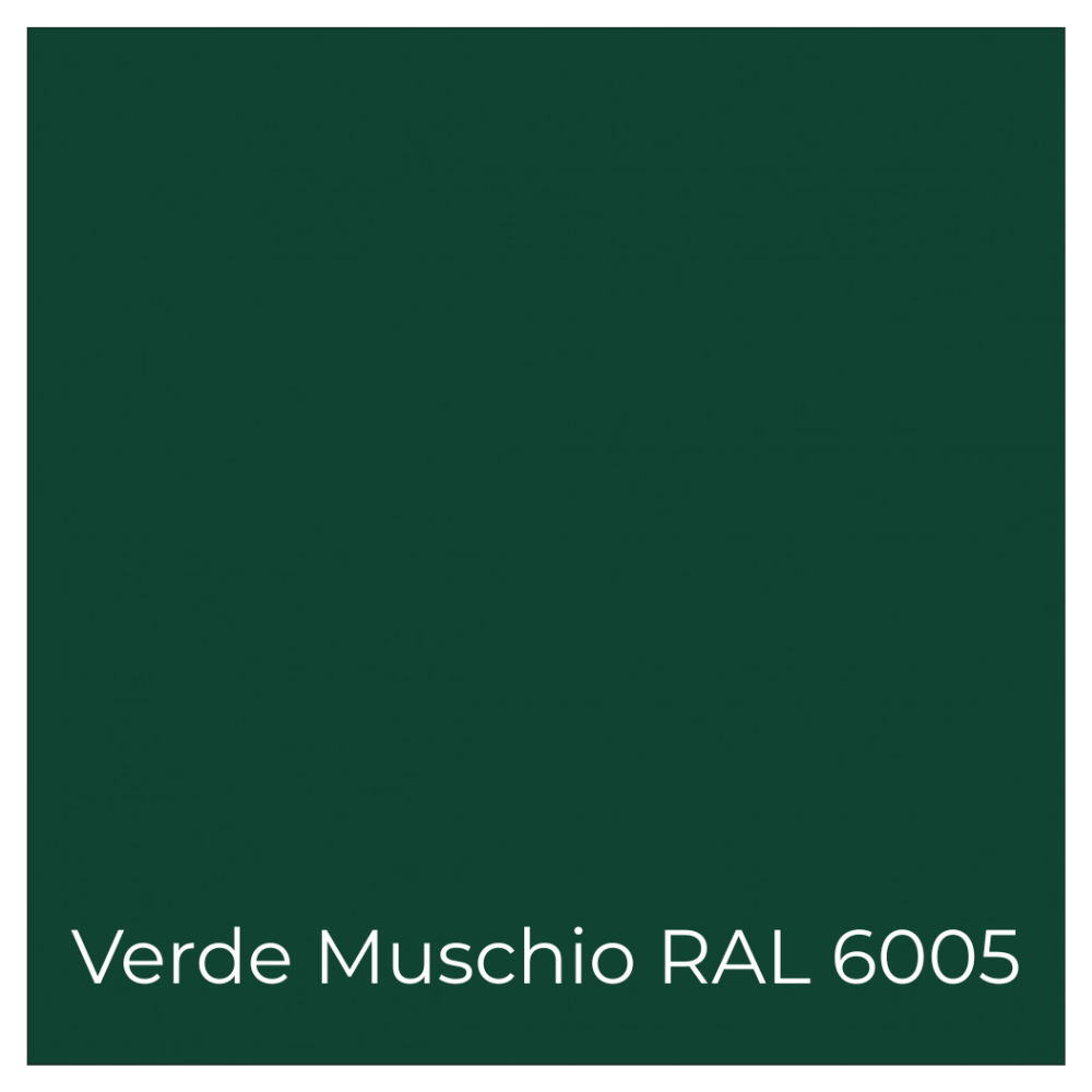 Kit 3 pezzi ferroplus gel smalto sintetico antiruggine verde muschio 750 ml