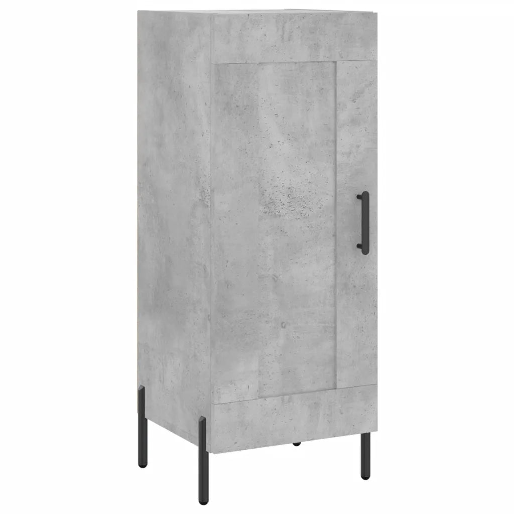 Credenza Grigio Cemento 34,5x34x180 cm in Legno Multistrato 3199501