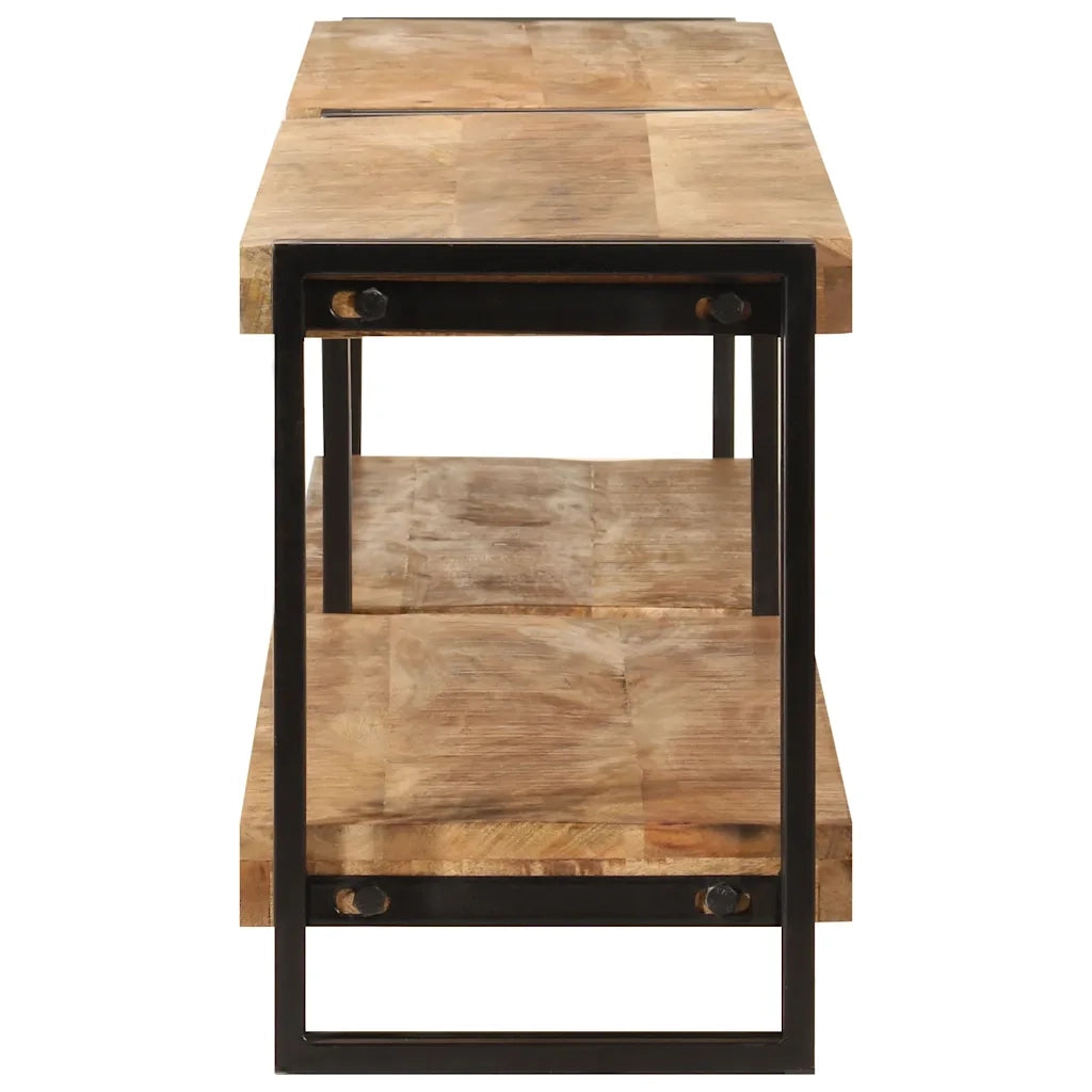 Mobile TV | Armadietto TV | Mobile Porta TV 200x30x40 cm in Legno Massello di Mango