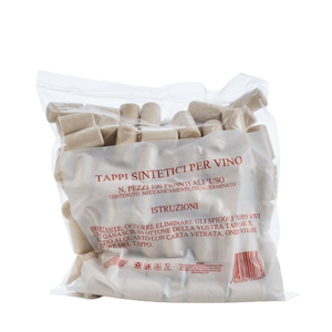 TAPPO SINTETICO 23X38 MM CONF 100 PZ- ENOLANDIA- 1,0 confezione
