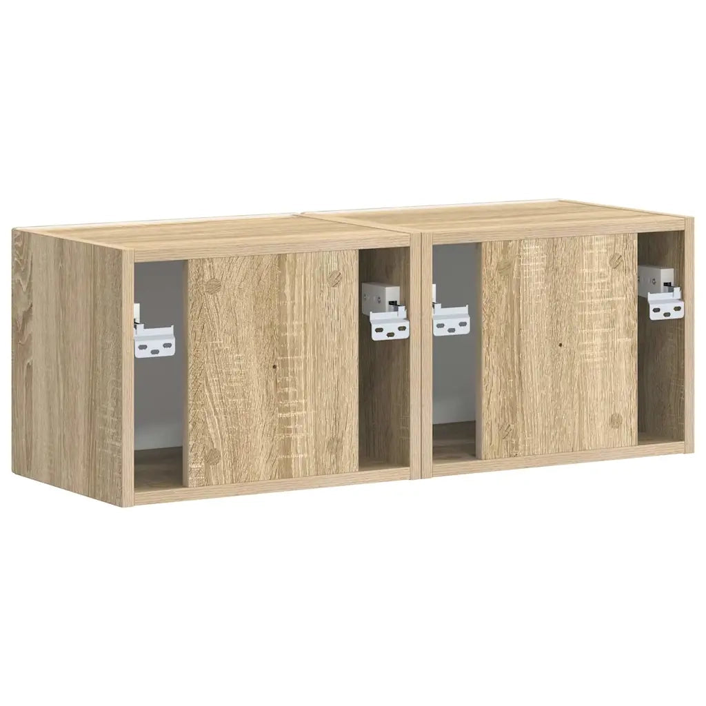 Mobile TV da parete 2 pcs Sonoma 39 x 31 x 29,5 cm