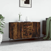 Credenza-Buffet-Armadio da cucina Rovere Fumo 100x36x60 cm in Legno Multistrato 399686