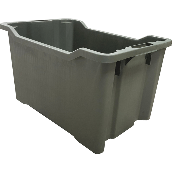 CASSETTA AGRICOLA SOVRAPPONIBILE E IMPILABILE CHIUSA 40 lt - 52x36x31 cm