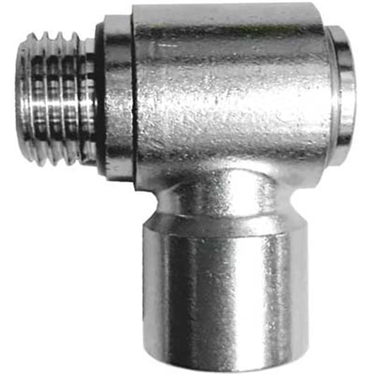 RACCORDO GIREVOLE A 'L' ATTACCO FEMMINA 1/4x1/4 mm - 10 pezzi- SPIRALFLEX