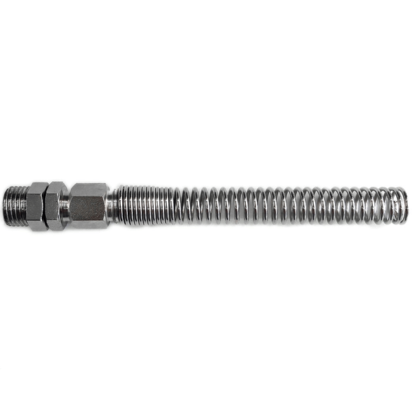 RACCORDO SPIRALATO GIREVOLE PER COMPRESSORI Ø 8x10 mm - Fil. 1/4 - 10 pezzi- SPIRALFLEX