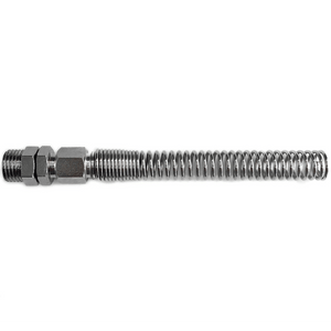 RACCORDO SPIRALATO GIREVOLE PER COMPRESSORI Ø 8x10 mm - Fil. 1/4 - 10 pezzi- SPIRALFLEX