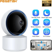Babyfoon Full HD con Camera e App - 1296P - Rilevamento Movimento e Suono - Seguimento Automatico - Visione Notturna - Funzione di Voce
