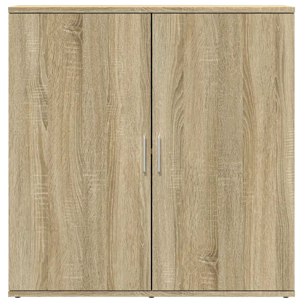 Credenze 2 pz Rovere Sonoma 79x38x80 cm in Legno Multistrato
