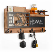 Sistema di organizzazione per le chiavi con pannello, organizzatore per le chiavi con lavagna, pannello per le chiavi con organizzatore per le chiavi, cassetto per lettere, ripiano per giornali, sistema di supporto per le chiavi