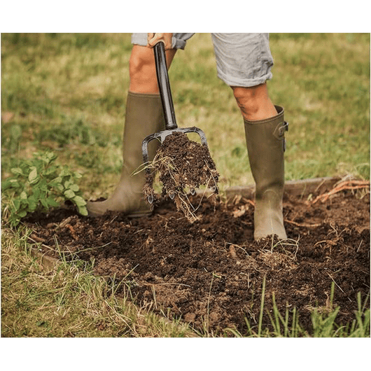 FORCA PER LETAME IN ACCIAIO FORGIATO 4 denti
