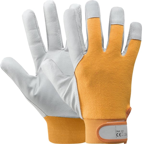 GUANTO FIORE OVINO/COTONE Tg. 9 - 12 paia