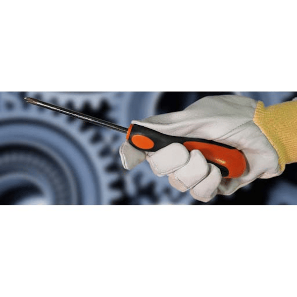 GUANTO FIORE OVINO/COTONE Tg. 9 - 12 paia