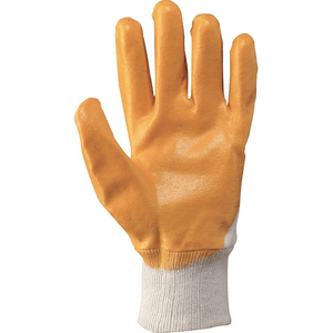 GUANTO COTONE/IMPREGNATO NBR GIALLO Tg. 9 - 12 paia