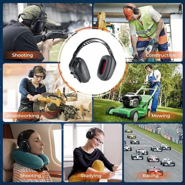 CUFFIA ANTIRUMORE MOD. 'V1' - NERI