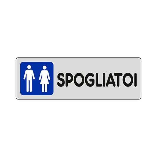 ETICHETTA 'SPOGLIATOI UOMO/DONNA' 15x15 cm - 10 pezzi