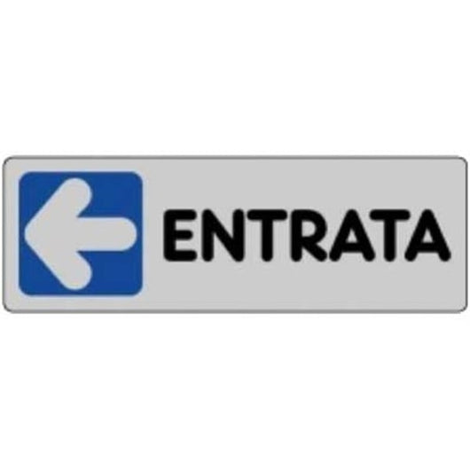 ETICHETTA 'ENTRATA SX' 15x5 cm - 10 pezzi