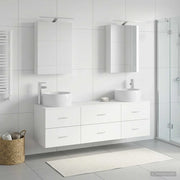 Set di mobili per il bagno 5 pcs Bianco 3406991